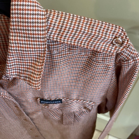 Button Down Blouse by Funny Girl Brand.  EUC! - Picture 5 of 16